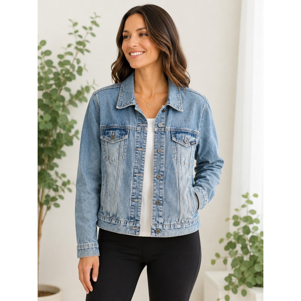 Stephen Hardy Sqeeze denim jacket Y2K size L